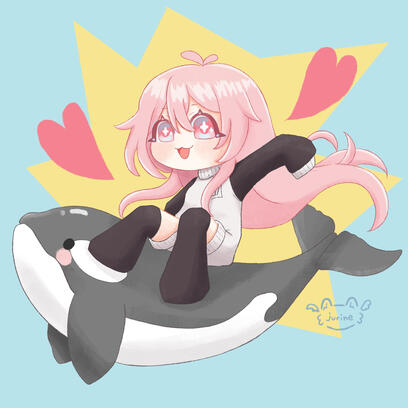 chibi fanart da shachimu chibi fanart da shachimu